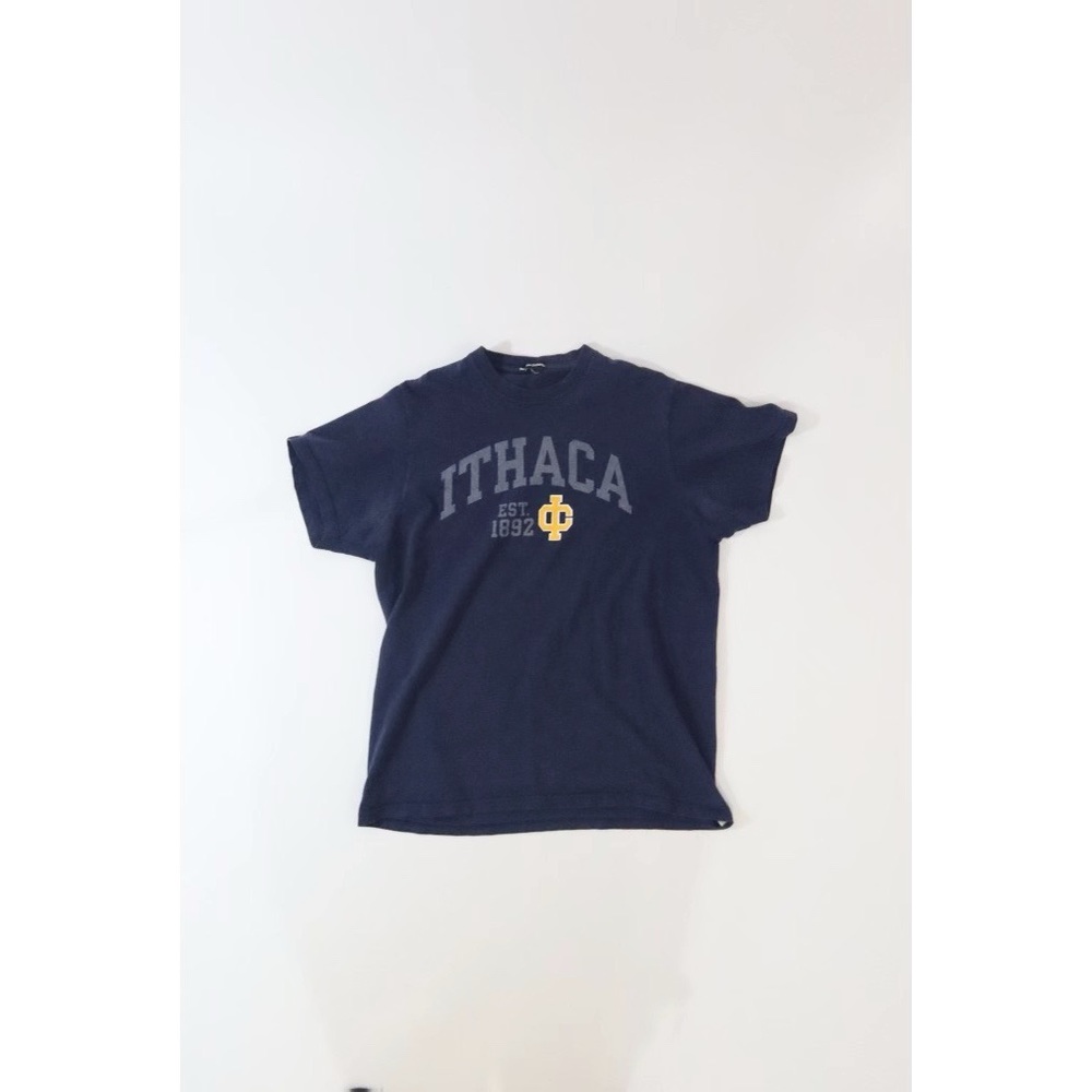 navy blue ithaca tshirt